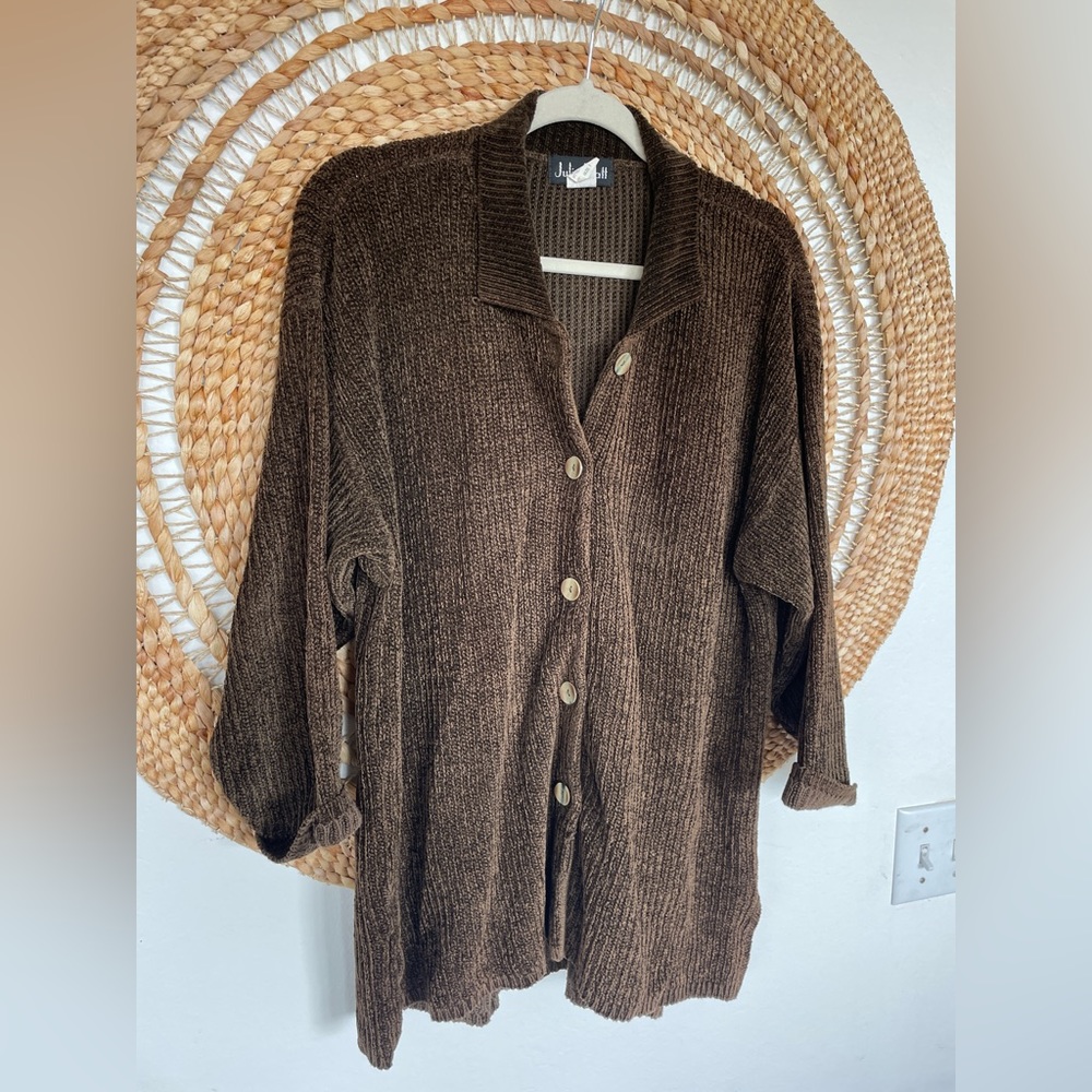 Vintage Julie Piatt Knit Cardigan Sweater